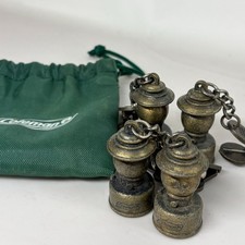 Rare Coleman Lantern shape Tablecloth Clip Metal weights Set of 4 Outdoor VHTF picture