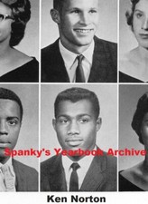 1960s High School Yearbook w/ KEN NORTON ~ Boxing Champion ~ Top condition ~ Ali picture