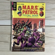 MARS Patrol Total War #10 1969 Gold Key Final Issue Dragons Teeth Comic picture