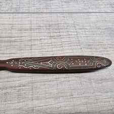 Antique Russian Inlaid SIlver Pique Wood Page Turner Imperial Romanov 1800-1840 picture