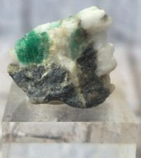 Natural Colombian Emerald Matrix Rough Crystal Specimen Green Emerald Colombia picture