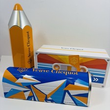 Veuve Cliquot Collectable Container Boxes Cassette Tape Mailbox Pencil Tins picture
