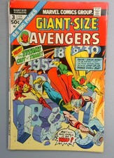 Giant-Size Avengers #3 VG Titans, Thor, Iron Man Marvel 1975 SN1 picture