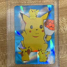 1999 Bandai Pokémon Pocket Monsters Anime Collection STORY Pikachu Hologram JP picture