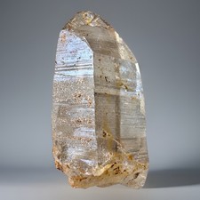 “Golden Line” Hashupi Himalayan Deep Akashic Lines Etching Quartz Smoky Crystal picture