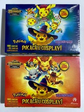 10 BOXES - 2025 BOX POKEMON PIKACHU COSPLAY FE Trading Cards - picture