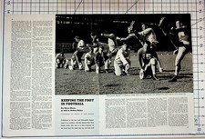 1953 Collier's Magazine Football Article Steve Owen NY Giants Redskins Ephemera picture