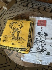 Vintage 1960s Snoopy Peanuts Sweatshirt Pillow Towel Cotton picture