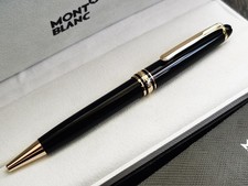 Montblanc Gold Finish Meisterstuck Classique Luxury Ballpoint Pen 164 picture