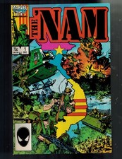 The Nam #1 (Marvel) 1st Print Michael Golden Art 5x High Grade Investor Lot L1 picture