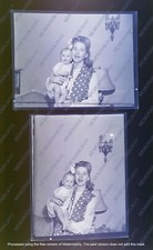 FAMOUS PHOTOGRAPHER 2 1943 V MAIL BABY WWII FIRESTONE NEGATIVE LOT SCARCE picture