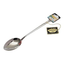 Vintage Toshikane Japan Porcelain Mt Fuji Hakone Souvenir Spoon With Tag picture