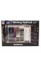 ZEBRA Pens Combo Pack Writing Refresh 26 Count Z-Grip ClickArt Fountain Pen picture