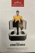 Captain Christopher Pike Ornament figure Hallmark Magic 2024 Star Trek NIB SNW picture