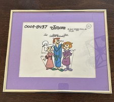 Original Hanna-Barbera Jetsons Production Cel & Drawing Setup 1985  picture