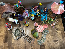 Safari Ltd Days of Old: Fairy Figurines & Accessories Lot - 10 figures plus - picture