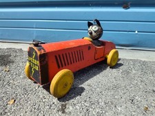 Antique Felix Wooden Speedy Felix Roadster Toy, Early 1920s, Cartoon Icon picture