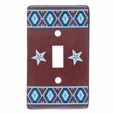 De Leon Collections: Southwest Stars Single 1-Gang Light Switch Wall Plate Cover picture