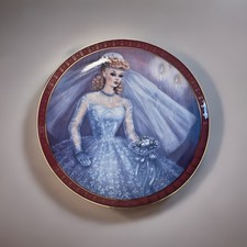 The 1959 Barbie Bride-To-Be  Danbury Mint Collector Plate E2815 picture