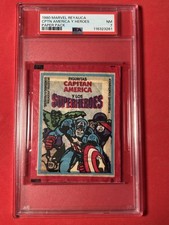 1980 Ultra Figus Marvel Superheroes Sealed Pack Argentina PSA 7 Wolverine RCs picture