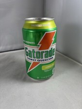Gatorade Thirst Quencher Lemon Lime Throwback Edition Soda Can picture