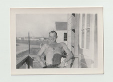 c.1940s Photo Handsome Young Strong Man Soldier Physique Gay Int picture