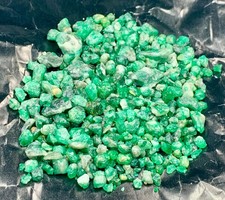 100 Grams Aesthetic Top Green Emerald Rough lot From Swat Pakistan picture
