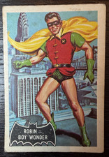 1966 A&BC Batman #2 Robin Boy Wonder Rookie Card (Batman Fan Club *VERY RARE*) picture