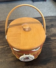 Longaberger Happy Mothers Day Tea For Two Basket With Lid & Liner 1999 Nice picture
