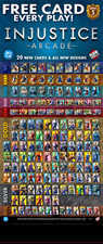 NEW DC INJUSTICE ARCADE GODS AMONG US SERIES 5 JUST RELEASED PICK A FOIL 1-150 picture