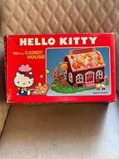 VINTAGE 1984 SANRIO HELLO KITTY 92 PIECE CANDY HOUSE PLAYSET NEW IN OPEN BOX picture