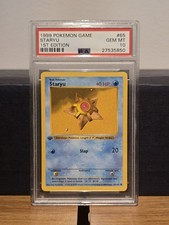 1999 Pokemon Staryu 65/102 Base Set 1st Edition PSA 10 Gem Mint Vintage English picture
