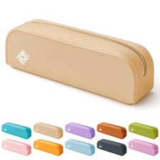 ZENO Silicone Pencil Case – Aesthetic Pencil Pouch for Women  Teens – Cute Pen picture
