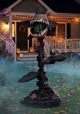 5FT Animatronic Gnashroot the Carnivorous Plant Halloween Decoration 2026 picture