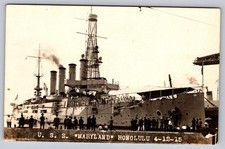 Post Card - U.S.S MARYLAND HONOLULU picture