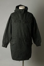 VTG 50 60s French Army M50 Black Over Dyed Alpine Smock Pullover Parka Jacket picture