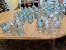 Vintage/Antique Canning Jars with Glass Lids picture