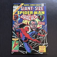 Giant Size Spider Man #1 with Dracula  John Romita Cover  Human Torch Giant Size picture