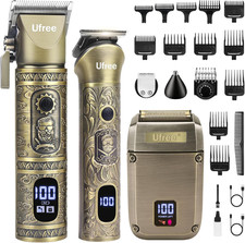 Hair Clippers for Men, Beard Trimmer, Foil Shaver 3-In-1 Grooming Kit | Type-C F picture