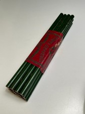 (12) Antique Eberhard Faber Green 293 No. 2 Soft Pencils Unsharpened c1900 picture