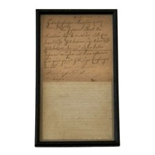 1766 German Handwritten Receipt Mannheim Pennsylvania Wister Colonial Currency picture