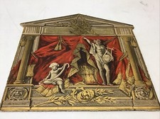 Rare 1889 St Louis Veiled Prophet Invitation Program Comic Opera Mechanical Pop- picture