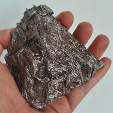 Natural Aletai Iron Meteorite 981.6 Grams Original Stone Perfect Fusion Crust picture
