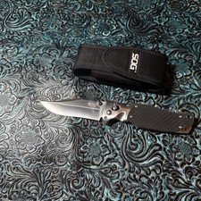 SOG TOMCAT 3.0 VG-10  1 BLADE ARC LOCK SOFT GRIP HANDLES  KNIFE picture