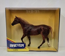Retired Breyer Stock Stallion #1235 Tex American Quarter Horse Dark Red Sorrel picture