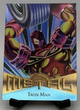 1995 Fleer Marvel Metal Iron Man Card #23 picture