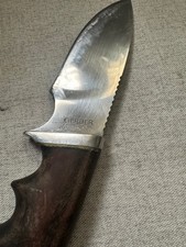 Vintage US Gerber Model 400 Fixed Blade Hunting Knife w/ Sheath Lot 20A picture