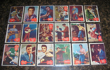 1956 Topps Bubbles Elvis Presley 65 of 66 Trading Card Set in Sheets picture