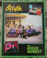 Green Hornet Vs Batman 66 Batmobile Black Beauty Comic Con Promo Poster picture