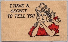 1907 Valentine's Day Postcard 